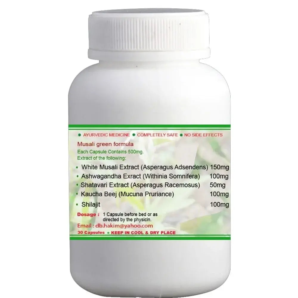 Hakim’s MUSALI Green – Herbal Dietary Supplement